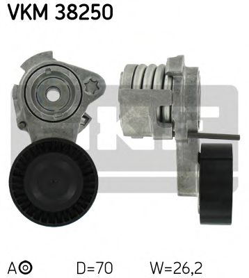 SKF BMW натягувач ременя 3 Е90/Е92, 5 Е60, Х5 Е70 SWAG арт. VKM38250