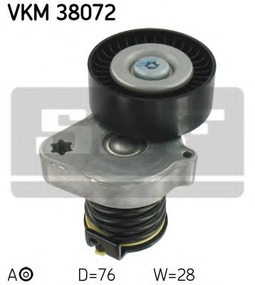 SKF DB натягувач ременя W203,204,211 MERCEDESBENZ арт. VKM38072