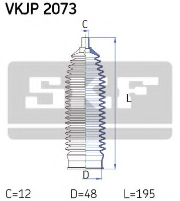 Пильовик рульового керування SASIC арт. VKJP2073