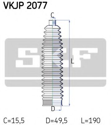 Пильовик рульового керування FEBIBILSTEIN арт. VKJP2077