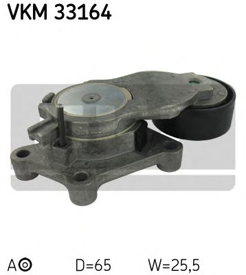 SKF CITROEN ролик натягувача ременя C3 1.4HDI SWAG арт. VKM33164