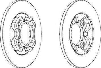 Р“Р°Р»СЊРјС–РІРЅРёР№ РґРёСЃРє BREMBO арт. DDF1131