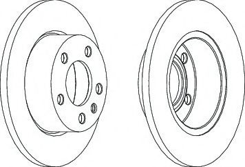 Диск гальмівний BOSCH арт. DDF1311