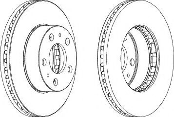 Диск гальмівний BOSCH арт. DDF1631