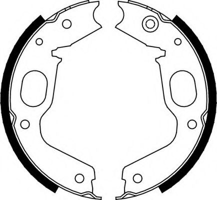 Колодки гальмівні барабанні JAPANPARTS арт. FSB663