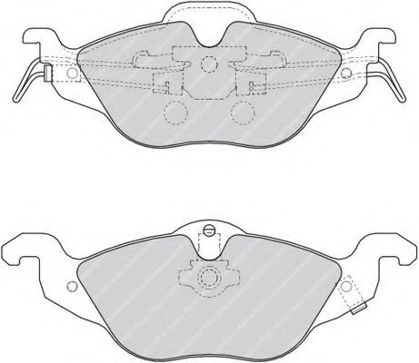 Гальмівні колодки дискові DELPHI арт. FDB1293