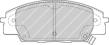 Гальмівні колодки, дискові JAPANPARTS арт. FDB1444