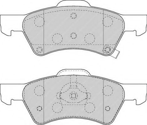 Колодки гальмівні дискові BREMBO арт. FDB1510