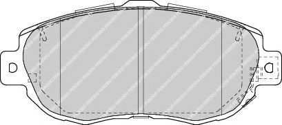 Колодки гальмівні дискові BLUEPRINT арт. FDB1564