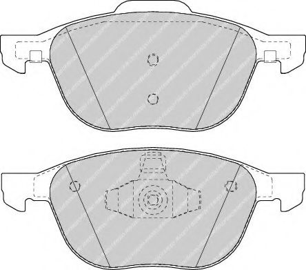 Гальмівні колодки дискові TOKO CARS арт. FDB1594