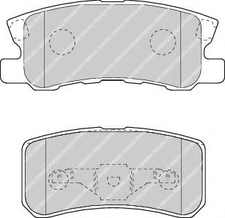 Гальмівні колодки дискові KAMOKA арт. FDB1604