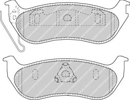 Гальмівні колодки дискові JAPANPARTS арт. FDB1660