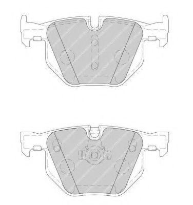 Гальмівні колодки дискові BREMBO арт. FDB1748