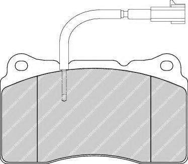 Колодки гальмівні дискові BREMBO арт. FDB1794