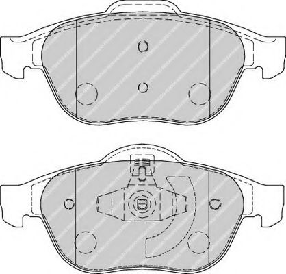 Гальмівні колодки дискові DELPHI арт. FDB1865