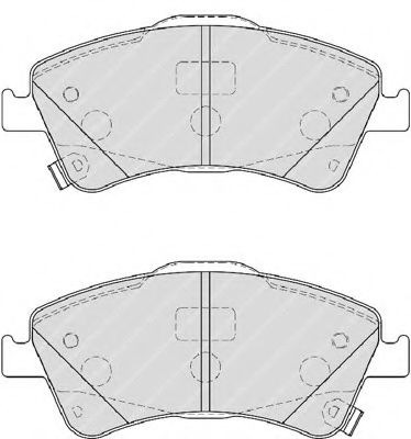 Колодки гальмівні дискові NIPPARTS арт. FDB4047