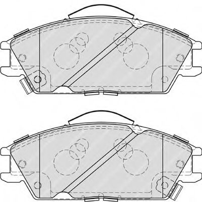 Колодки гальмівні дискові ABS арт. FDB4076