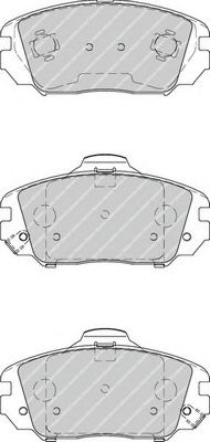 Гальмівні колодки дискові BREMBO арт. FDB4246