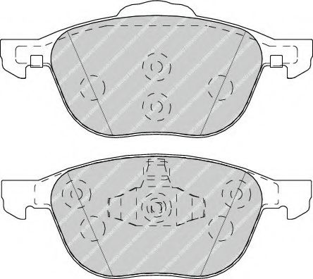 Гальмівні колодки дискові BOSCH арт. FDB4319