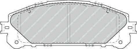 Гальмівні колодки, дискові BLUEPRINT арт. FDB4354