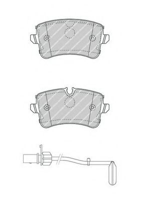 Гальмівні колодки дискові BREMBO арт. FDB4393