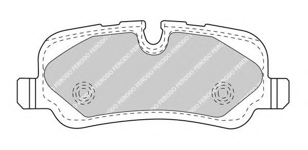 Гальмівні колодки дискові BREMBO арт. FDB4432