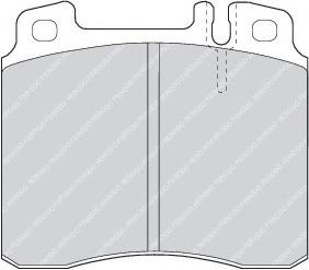 Колодки гальмівні дискові LPR арт. FDB800