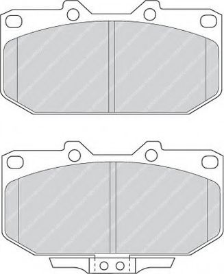 Колодки гальмівні дискові JAPANPARTS арт. FDB986