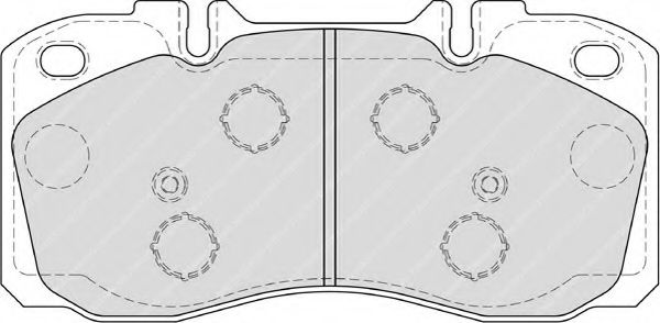 Колодки гальмівні дискові BOSCH арт. FVR4038