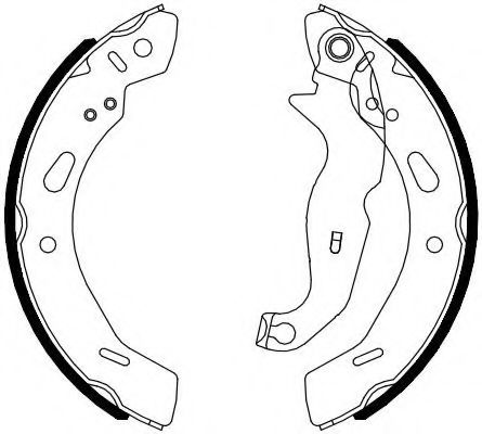 Колодки гальмівні барабанні BREMBO арт. FSB4080