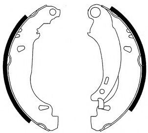 Колодки гальмівні барабанні LPR арт. FSB576