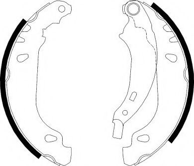 Колодки гальмівні барабанні BREMBO арт. FSB584