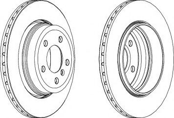 Диск гальмівний BREMBO арт. DDF1297