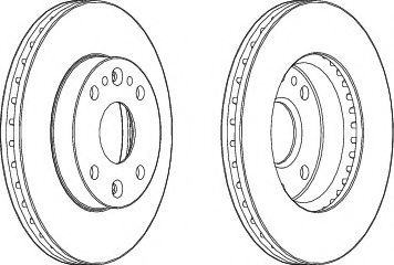 Диск гальмівний BOSCH арт. DDF1391