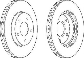 Р“Р°Р»СЊРјС–РІРЅРёР№ РґРёСЃРє BREMBO арт. DDF1599