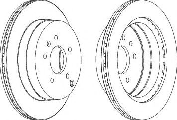 Диск гальмівний BREMBO арт. DDF1660