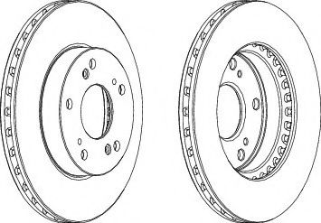 Диск гальмівний CIFAM арт. DDF1939