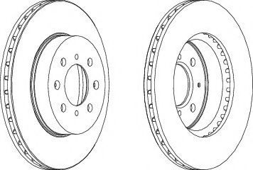 Диск гальмівний BREMBO арт. DDF492