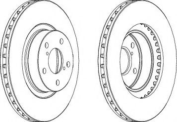 Диск гальмівний BREMBO арт. DDF679