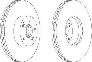 Гальмівний диск BREMBO арт. DDF1631C1