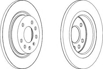 Р“Р°Р»СЊРјС–РІРЅРёР№ РґРёСЃРє BREMBO арт. DDF1288C