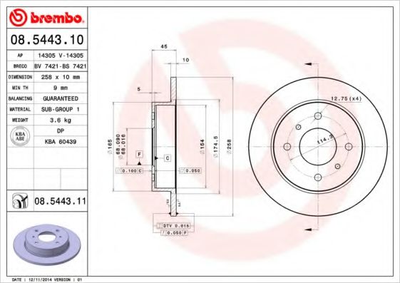 Р”РёСЃРє РіР°Р»СЊРјС–РІРЅРёР№ BLUEPRINT арт. 08544311