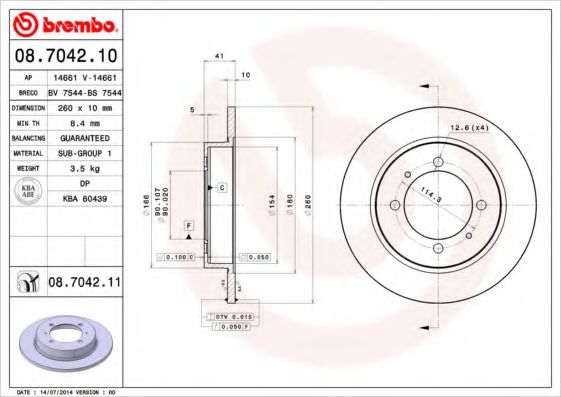 Р”РёСЃРє РіР°Р»СЊРјС–РІРЅРёР№ FEBIBILSTEIN арт. 08704211