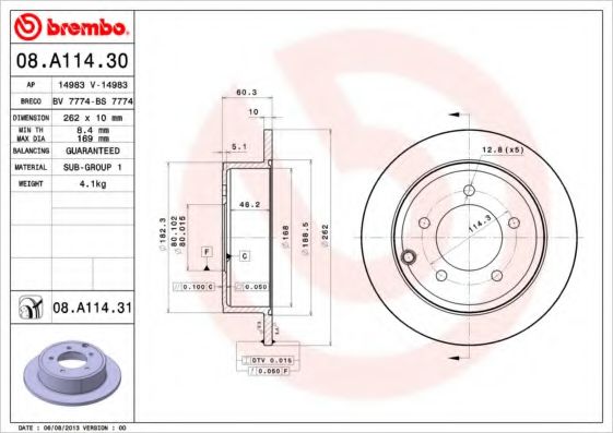 Р”РёСЃРє РіР°Р»СЊРјС–РІРЅРёР№ BLUEPRINT арт. 08A11431