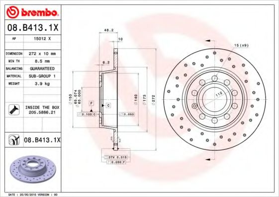 Р”РёСЃРє РіР°Р»СЊРјС–РІРЅРёР№ FEBIBILSTEIN арт. 08B4131X