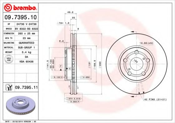 Р”РёСЃРє РіР°Р»СЊРјС–РІРЅРёР№ BLUEPRINT арт. 09739510