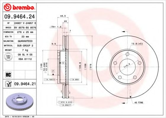 Р”РёСЃРє РіР°Р»СЊРјС–РІРЅРёР№ BLUEPRINT арт. 09946421