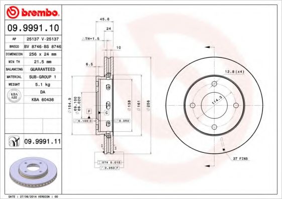 Р”РёСЃРє РіР°Р»СЊРјС–РІРЅРёР№ ABS арт. 09999111