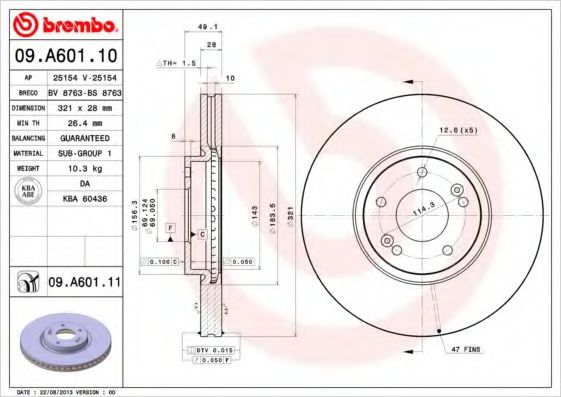 Р”РёСЃРє РіР°Р»СЊРјС–РІРЅРёР№ ATE арт. 09A60110