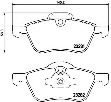 Гальмівні колодки дискові BOSCH арт. P06030